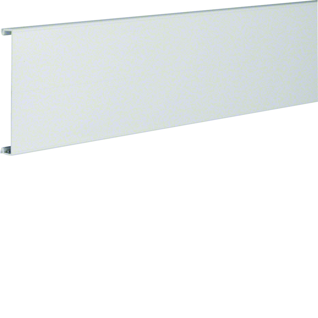 Huzalozócsatorna fedél 100mm magas csatornához 100mm-sz 2000mm világosszürke HA7 Hager