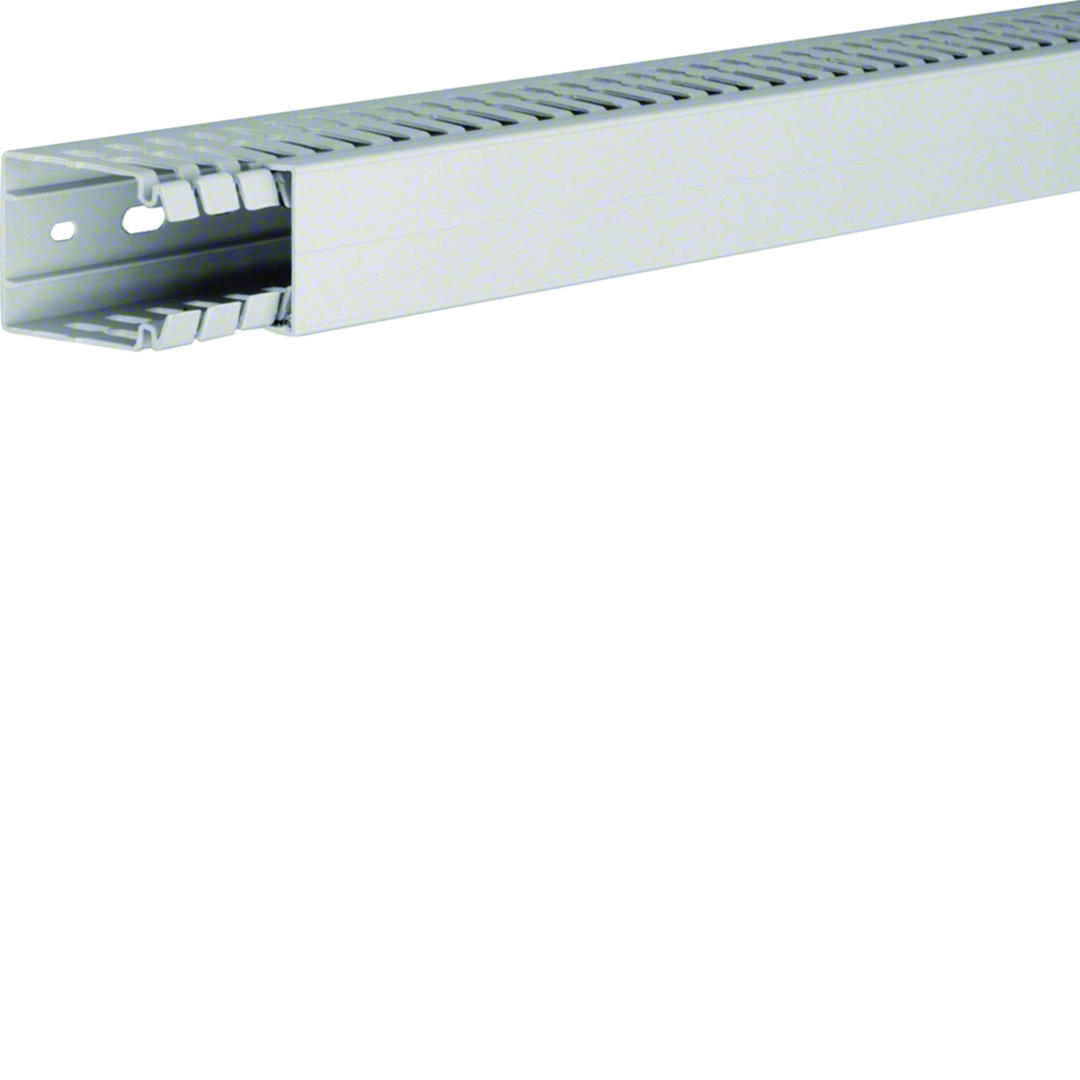 Perforált huzalozócsatorna ABS halogénmentes 60mm 40mm x 2000mm világosszürke 6.5mm HA7 Hager