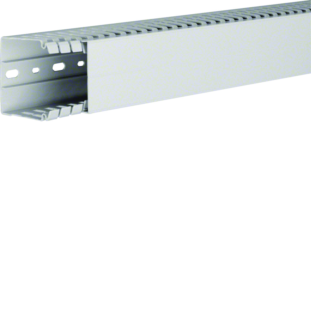 Perforált huzalozócsatorna ABS halogénmentes 60mm 60mm x 2000mm világosszürke 6.5mm HA7 Hager
