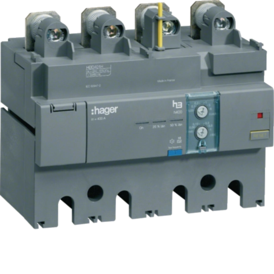 HBD401H - FI-Block Baugröße h630 4polig 400A Idn einstellbar