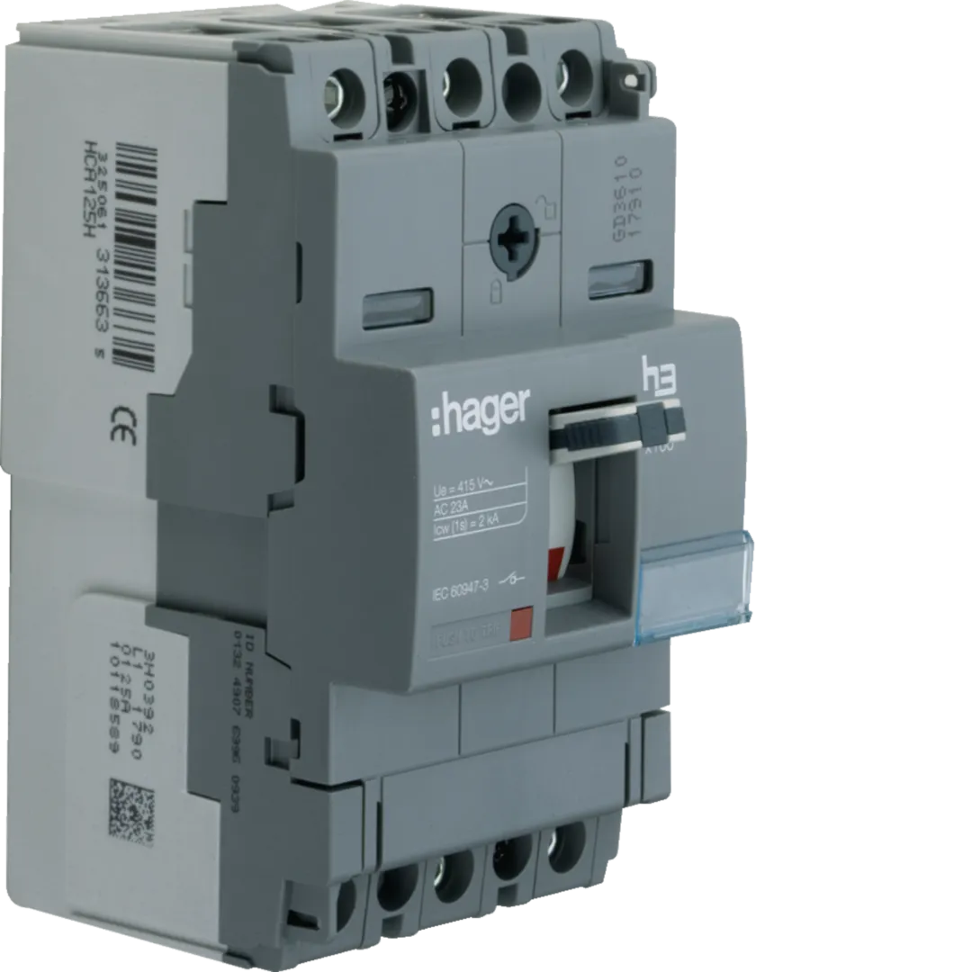 HCA125H - Interrupteur Sectionneur h3 x160 3P 125A CTC