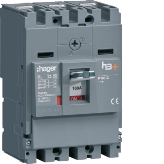 HCS160AR - Interrupteur Sectionneur h3+ P160 3P 160A FTC