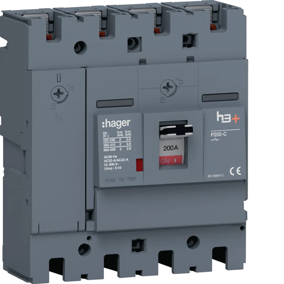 HCT201AR - Interrupteur Sectionneur h3+ P250 4P 200A FTC