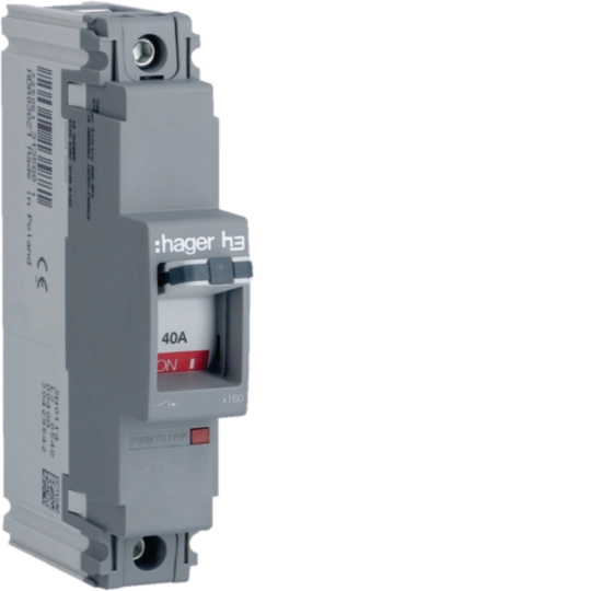thumbnail image 2 of Hager 16A 1-Pole Circuit Breaker – B Characteristic, 6kA, 230/400V – MCB 2 of 5