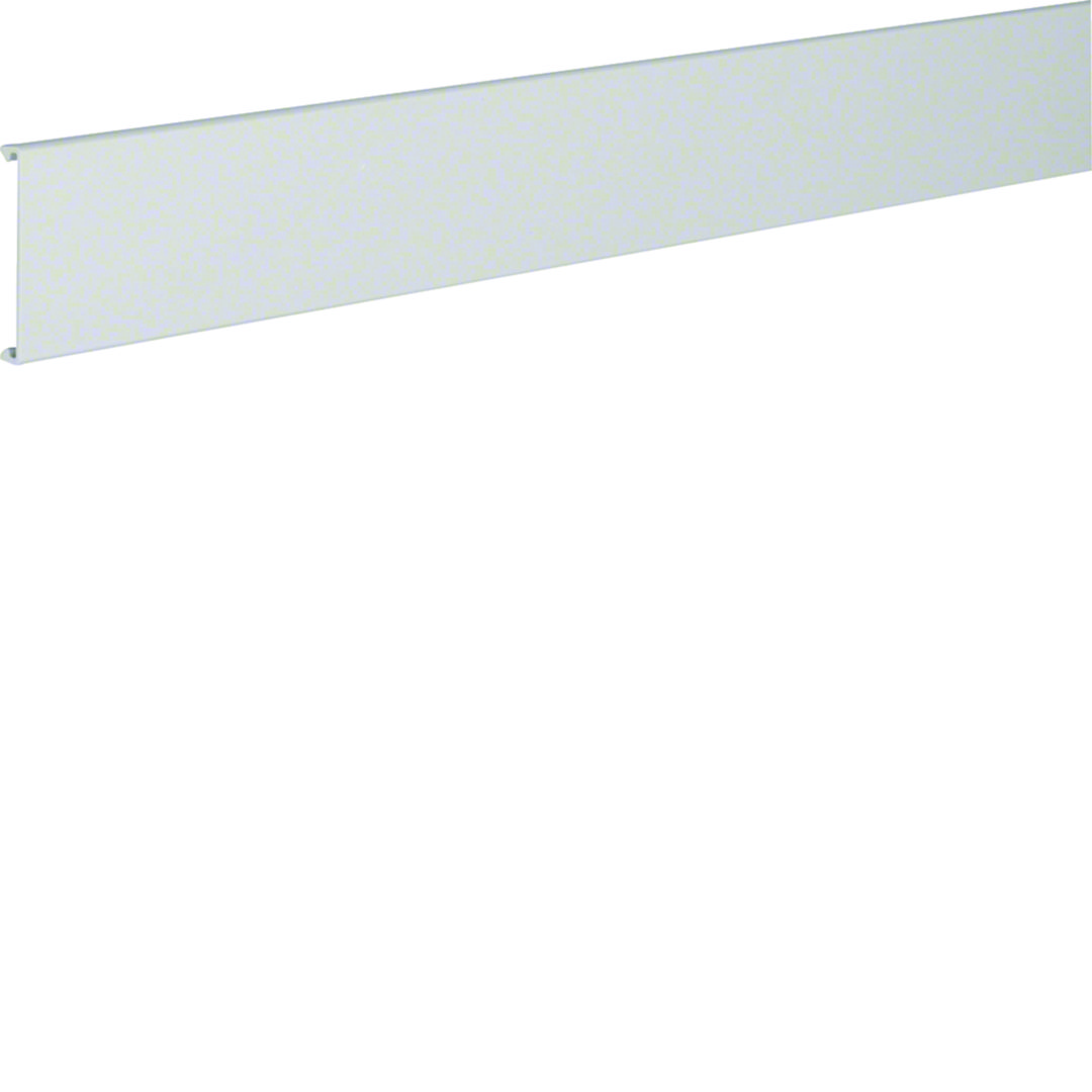 Perforált huzalozócsatorna fedél PPO 50mm-sz 2000mm világosszürke halogénmentes HNG Hager