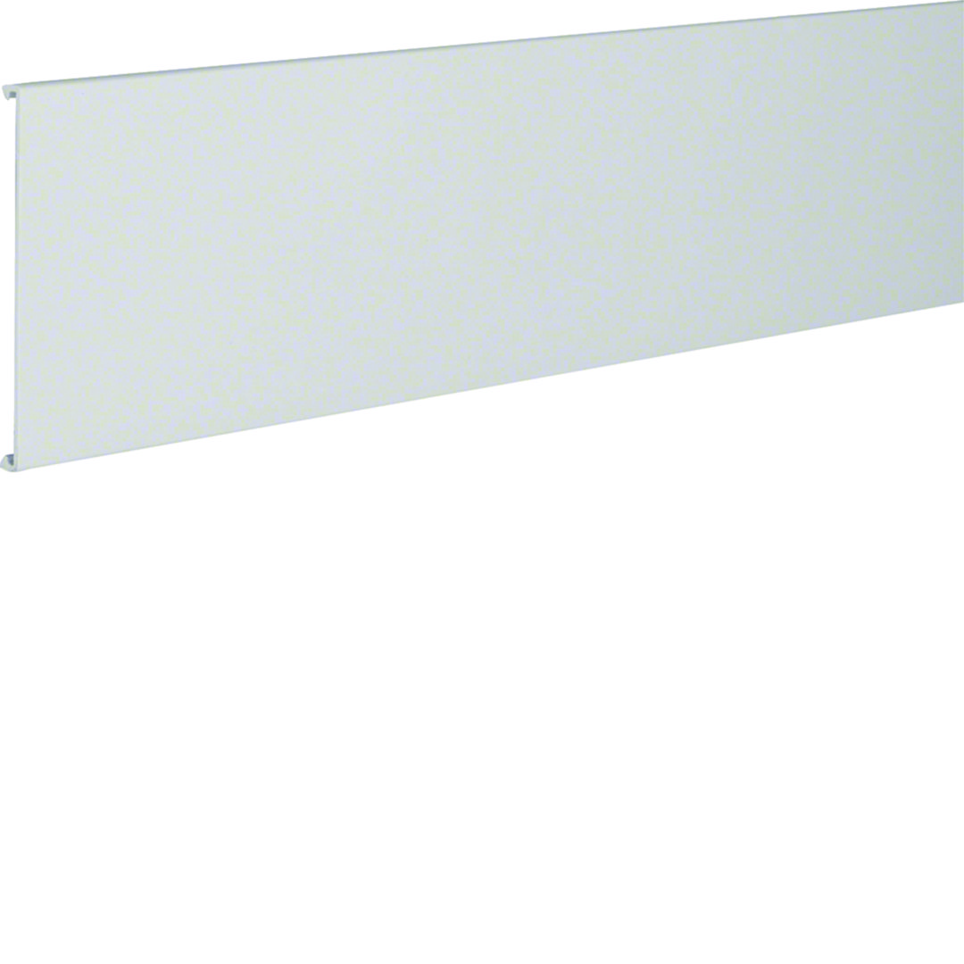 Perforált huzalozócsatorna fedél PPO 100mm-sz 2000mm világosszürke halogénmentes HNG Hager