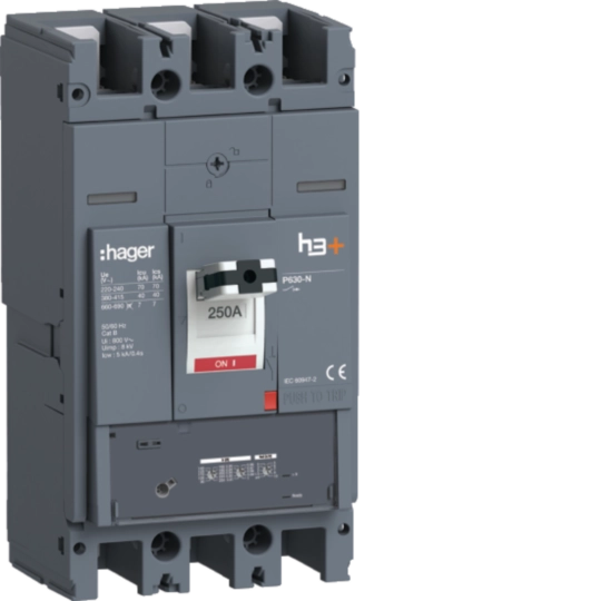 HNW250GR - Leistungsschalter h3+ P630 LSnI 3x250A 40kA