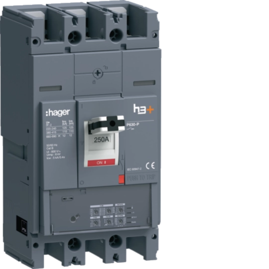 HPW250JR - Leistungsschalter h3+ P630 LSI 3P3D 250A 110kA FTC