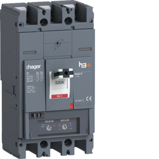 HPW320DR - Leistungsschalter h3+ P630 TM 3x320A 110kA