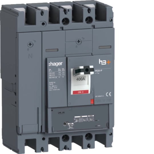 HPW401GR - Leistungsschalter h3+ P630 LSnI 4x400A 110kA
