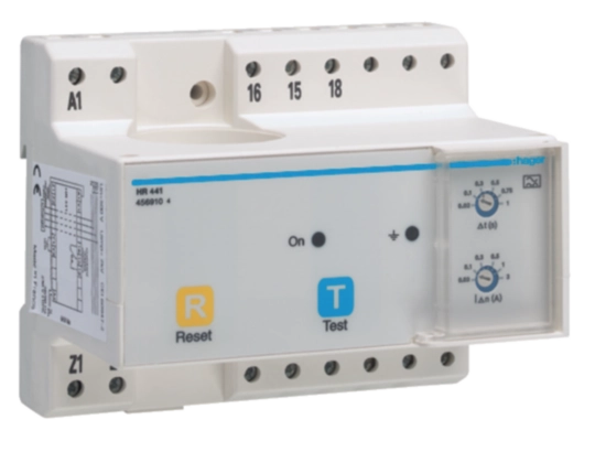 HR441 - EARTH LEAKAGE RELAY 0.03-3A TIME DELAY TORROID 35MM