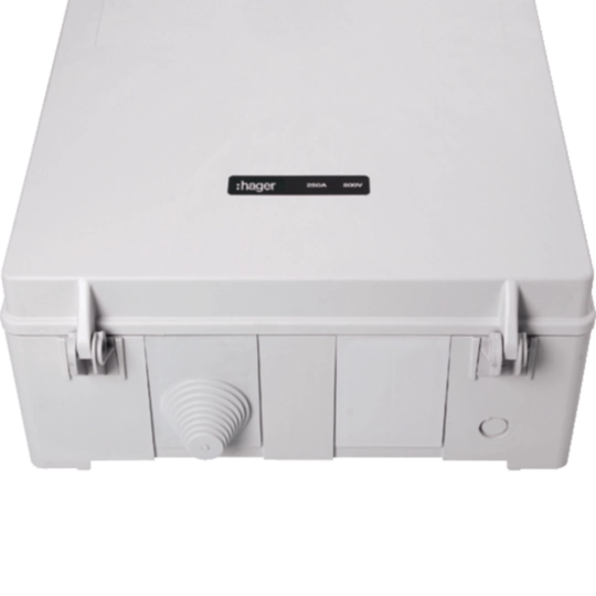 HSA250BB - Coffret d&#039;abonnés weber.hsa250 250A 3LNPE ent./sor.brides rebord ent.EFZ/sor.EF