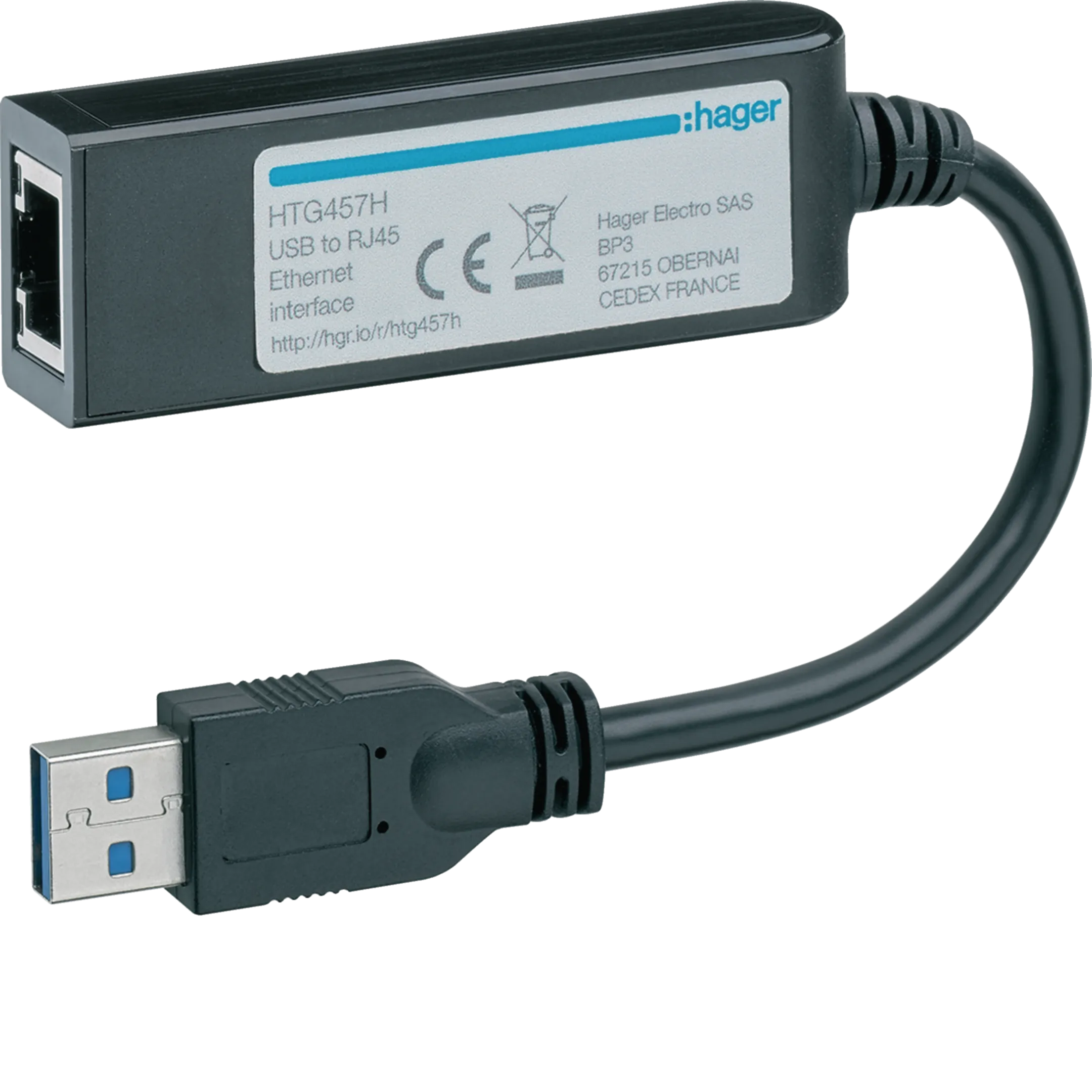 Adaptateur USB vers Ethernet RJ45 • HTG457H
