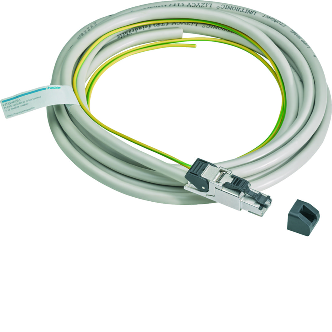 Adatátviteli kábel Modbus 2xRJ45 dugóval 3m  HTGH Hager