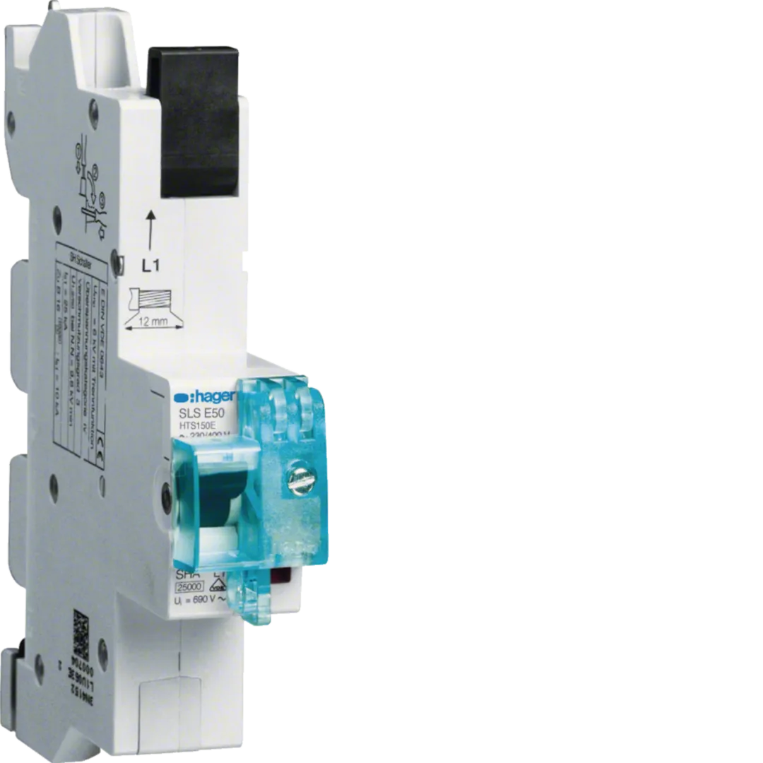 Elektromaterial günstig kaufen - Online Shop - Hager HTS350C SLS Schalter 3  polig Cs-Charakteristik 50A für Sammelschiene QuickConnect