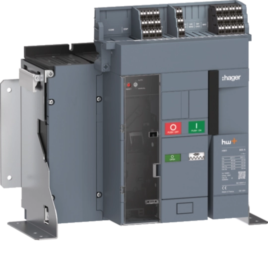 HW1E408FB - Luftbrytare (ACB) HW1 66kA 800A 4-polig fast, för sentinel TU