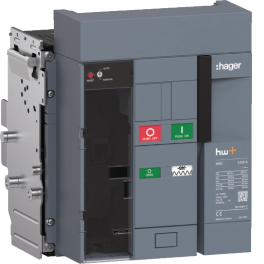 HW1M312DE - ACB HW1 55kA 1250A 3P Wyłącznik wysuwny do wyzwalacza sentinel Energy