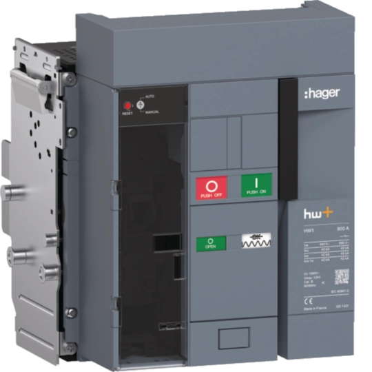 HW1N308DE - ACB HW1 42kA 800A 3P Wyłącznik wysuwny do wyzwalacza sentinel Energy