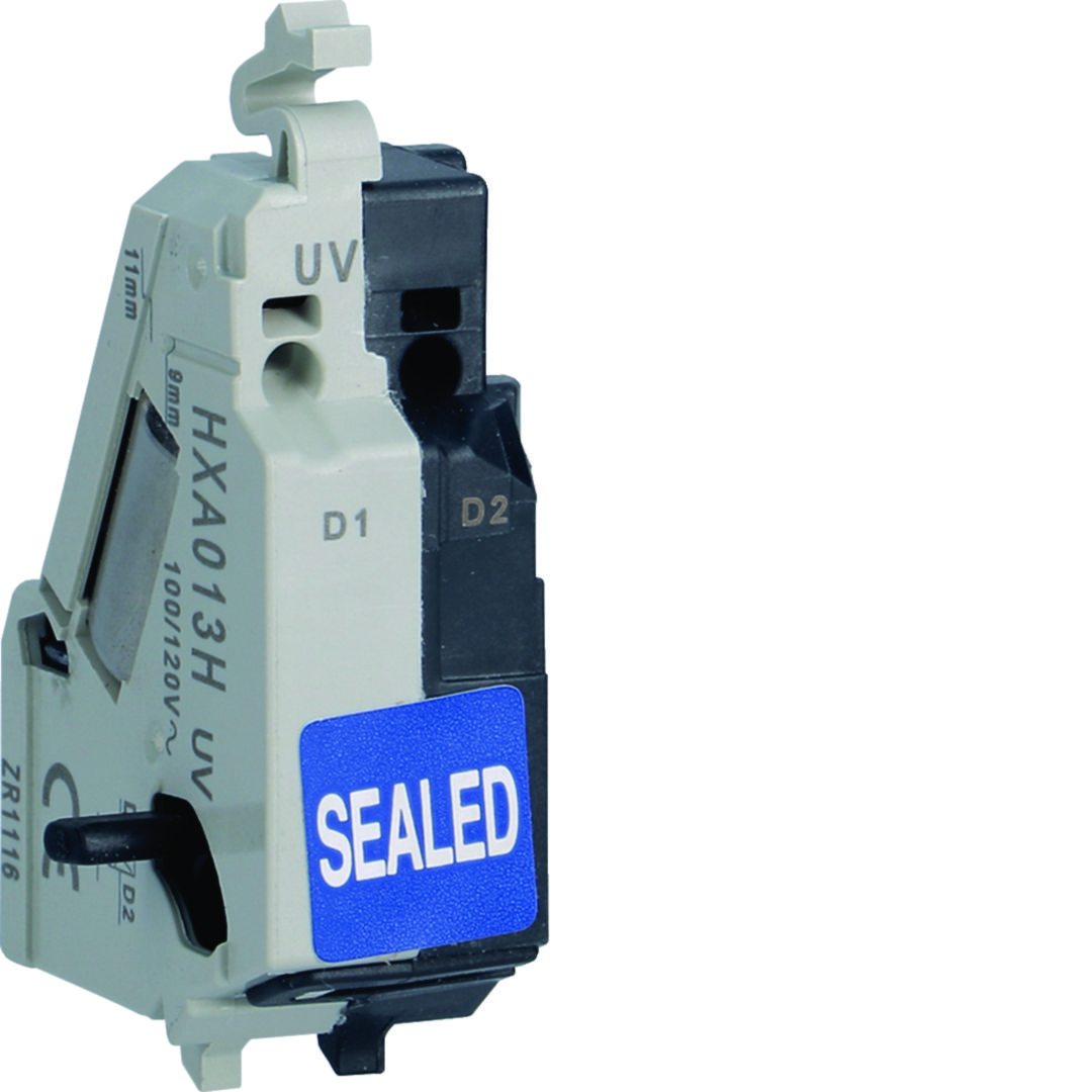 Feszültségcsökkenési (nullfesz)kioldó x160/250-hez 110-120V50Hz 110-120V60Hz HXA Hager
