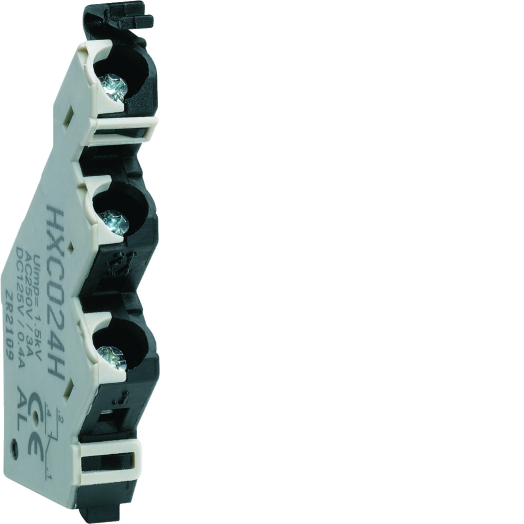 Hibajelző segédérintkező blokk h250…1600-hoz 1v 3A/AC15/230V csavaros HXC Hager