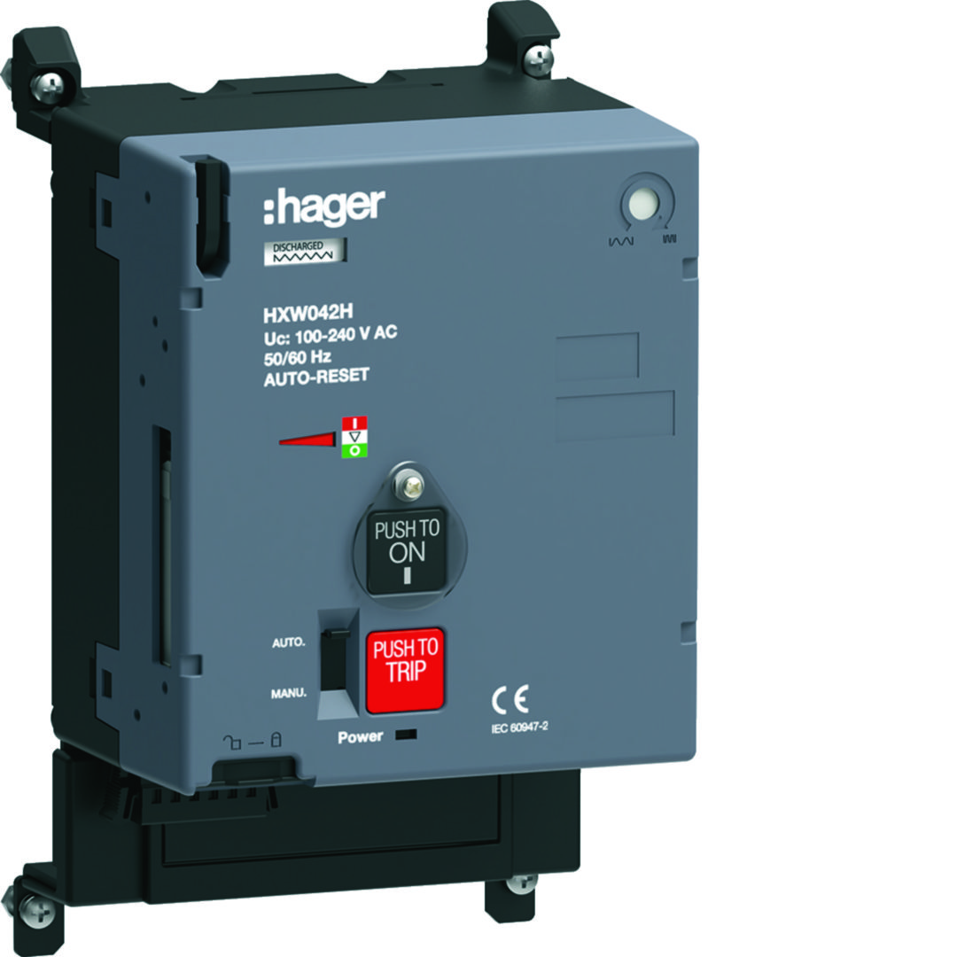 Távműködtető megszakítóhoz (x630/P630-hoz) motorhajtás 110-240V50Hz HXW Hager