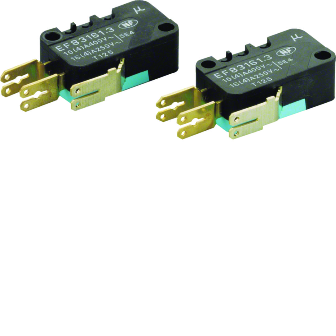 Segédérintkező blokk HI 125-630A-hez 1v 12A/AC15/230V előlapra csúszósarus HZ Hager