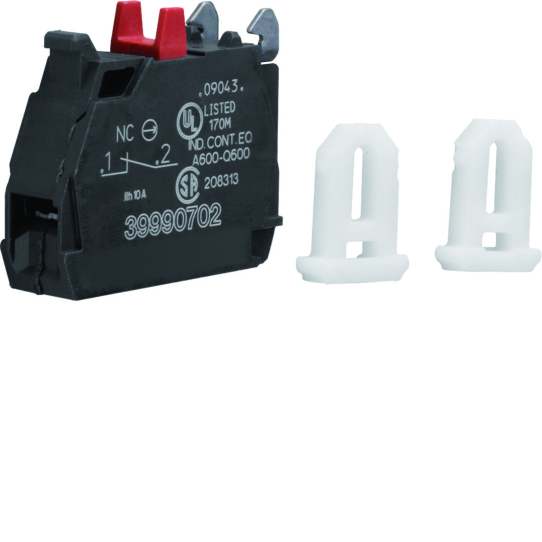 Segédérintkező blokk HFD 100-160A-hez 1z 3A/AC15/230V előlapra csavaros HZF Hager