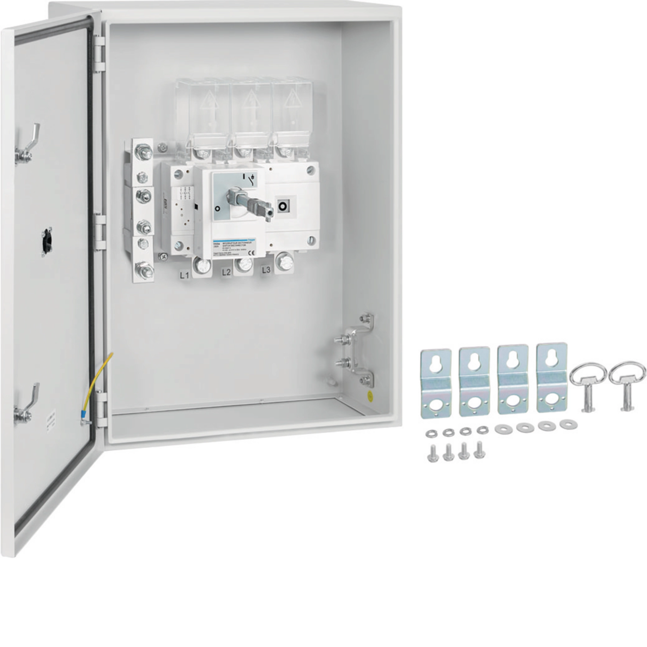 250A TPN SWITCH Enclo, LBS, AC23, IP55 • JAE325S-IP55 | Hager