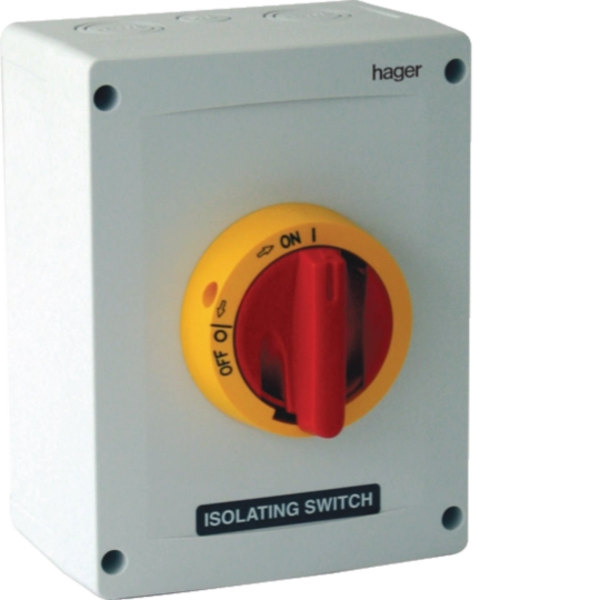 JG03S - 40A 3 Pole IP65 Isolating Switch
