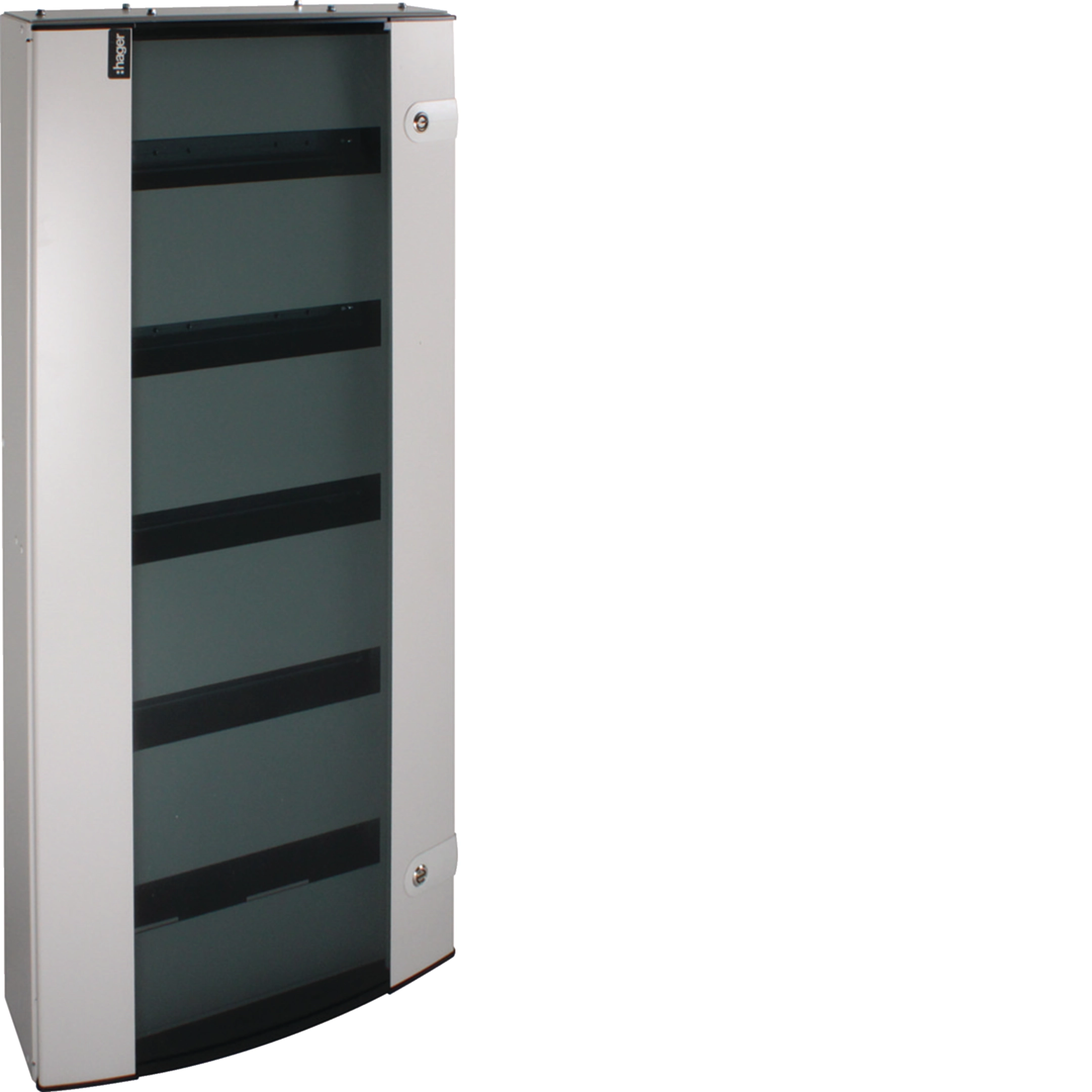 JÄGER CRAFT DESIGN Main Panel C JK208 80 Module Side DIN Box Glazed • JK208BDFG | Hager