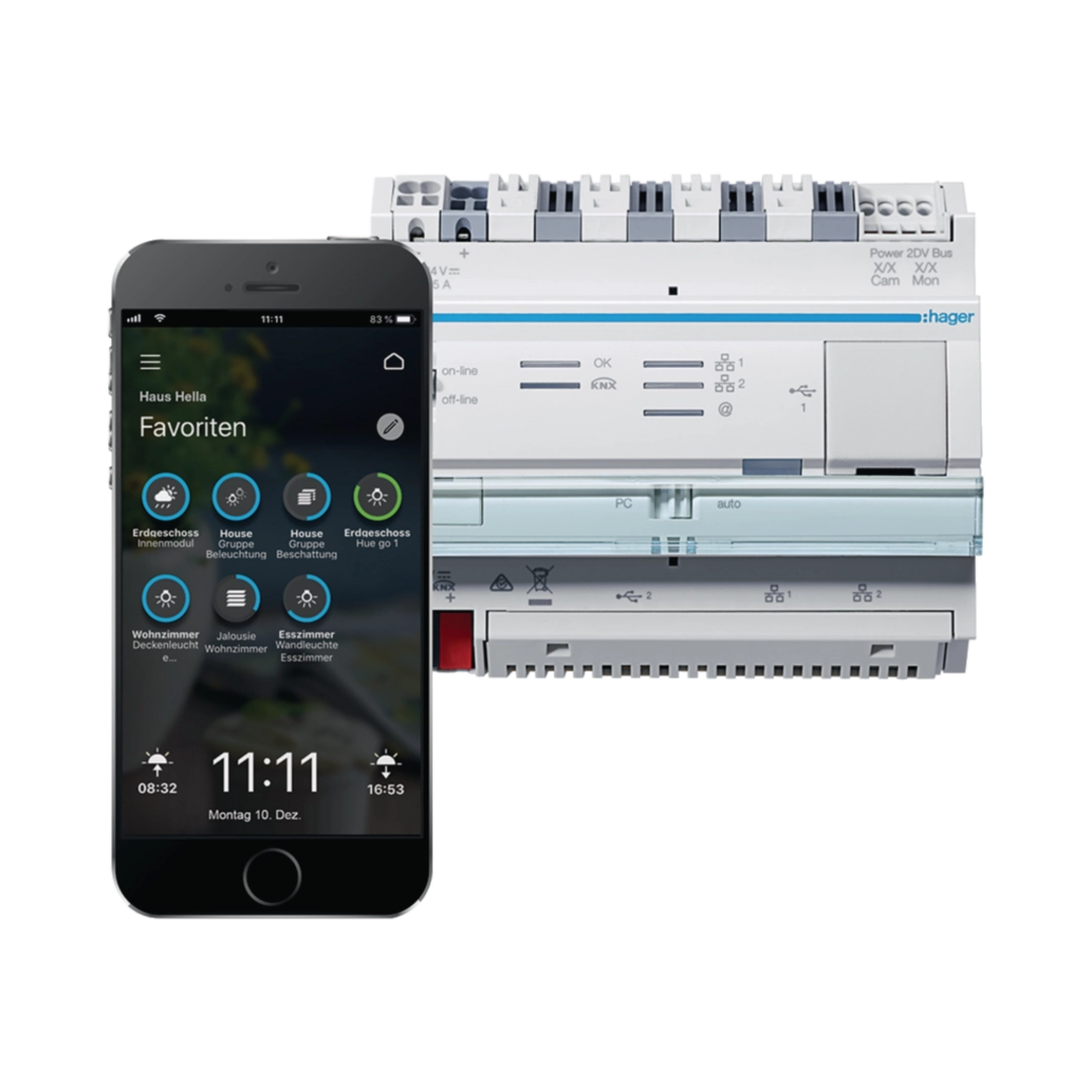 Image du produit Système de gestion du bâti­ment KNX | Hager Suisse