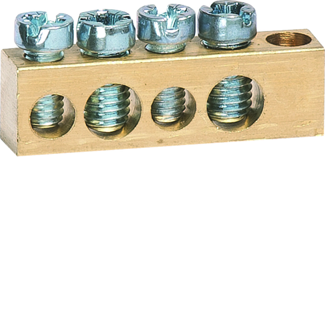 N/PE sín kiselosztóhoz 2x10+2x16mm2 1P 60A 1,5-16mm2/sokerű 1,5-16mm2/tömör Golf Hager