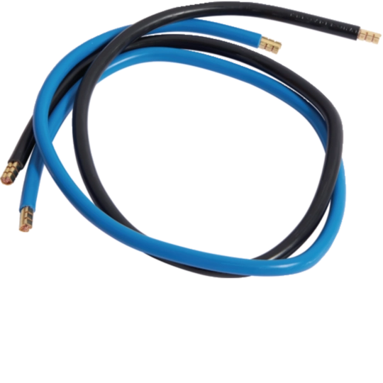 KC816 - Jeu 2 conducteurs 16 mm² bleu + noir longueur 800mm