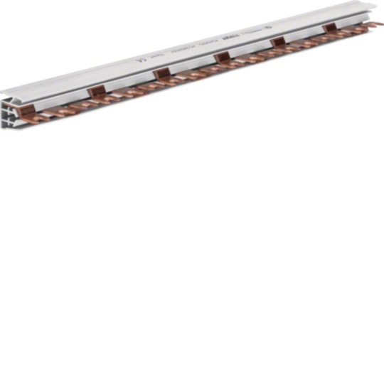 KDN363G - Fasskena 3-fas, 10mm², 18 moduler lång. För QuickConnect och skruvanslutning.