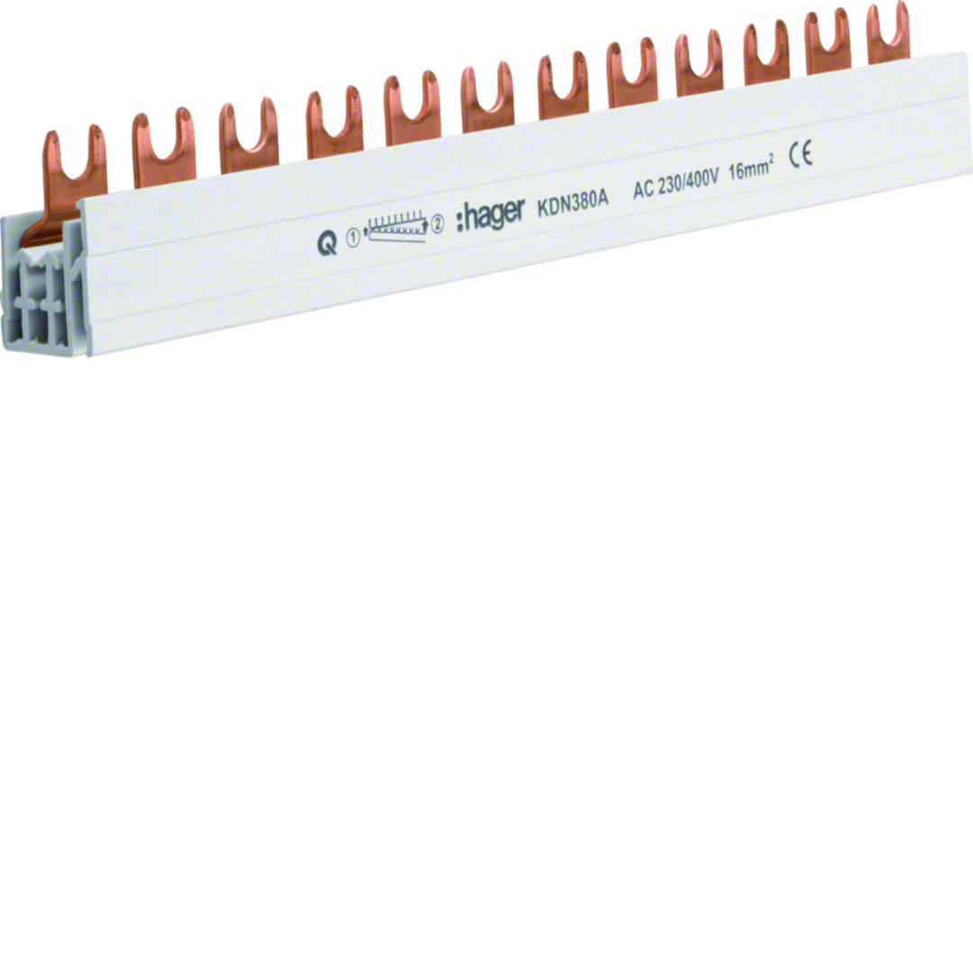 Sorolósín villás 3P 80A 16mm2 210mm szigetelt 4.5kV KDN Hager