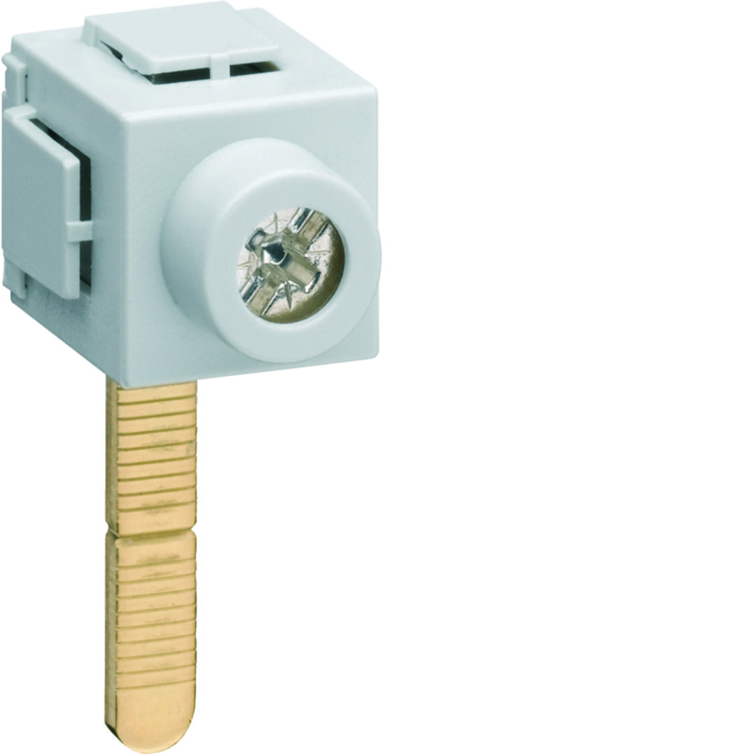 Betápkapocs sorolósínhez 1P tüskés 1P 100A csavaros 1csatl./>25 mm2 csavar KF Hager