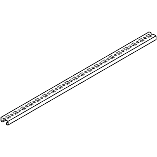 KTSC3000 - C-Profilschiene aus galvanisch verzinktem Stahlblech 25x50mm Länge 3000mm