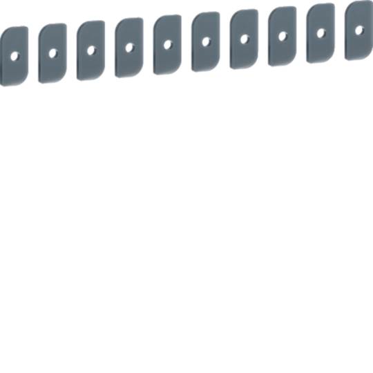 Anbinder zu C-Profilschiene Kanaltragsystem Lochseite M8 10 Stück