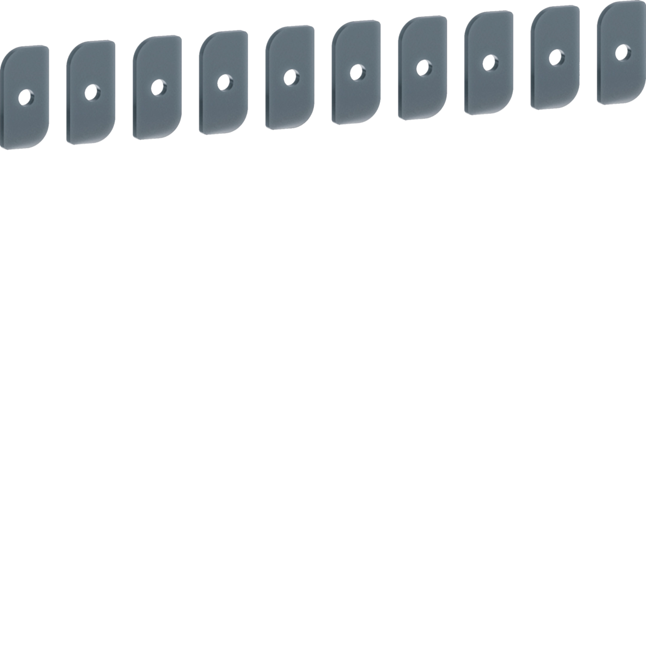 Anbinder zu C-Profilschiene Kanaltragsystem Lochseite M8 10 Stück