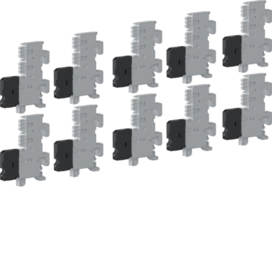 KU9S15HZ - Sammelschienenbox, 1.6A, 230V, 25kA, 2-polig, 2 Abgänge für Spg, VPE=10Stück