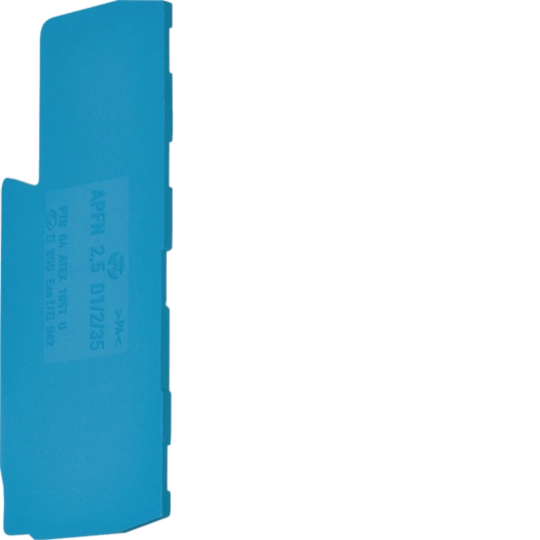 KWE08B - Endplatte für KYA02NH3, KYA02NP, Farbe: blau