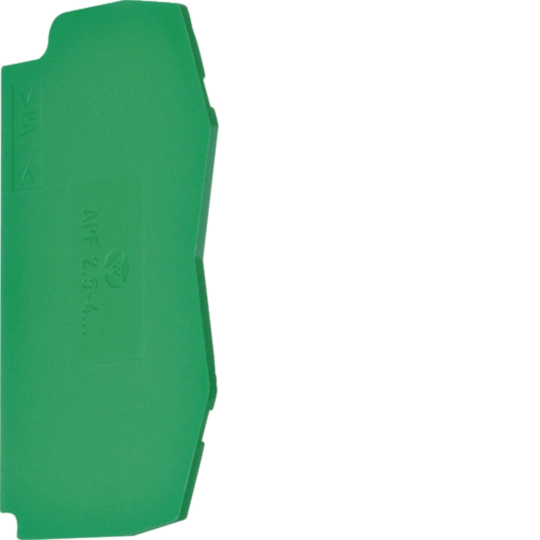 KWE18GR - Endplatte für KYA02E, KYA04E, Farbe: grün