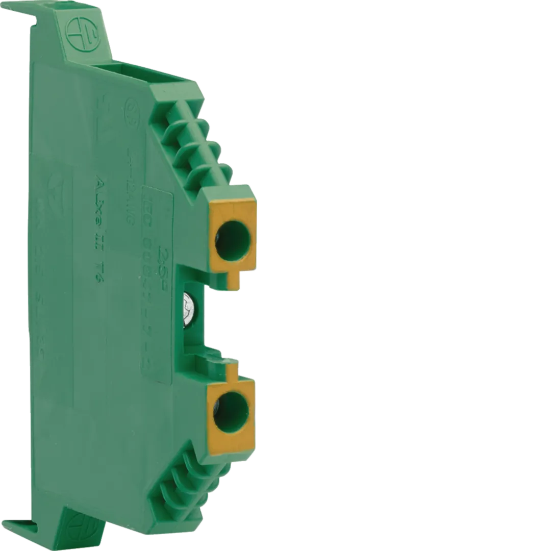 KXA02E - Schutzleiterklemme 2,5mm², Schraubtechnik