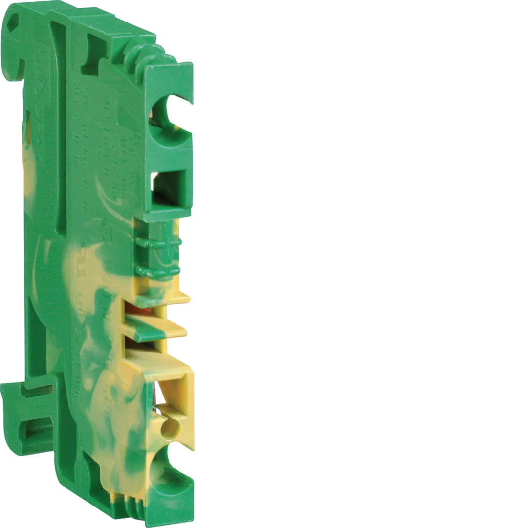 KYA02E2 - Schutzleiterklemme 2,5mm² , 2 Anschlüsse, Stecktechnik