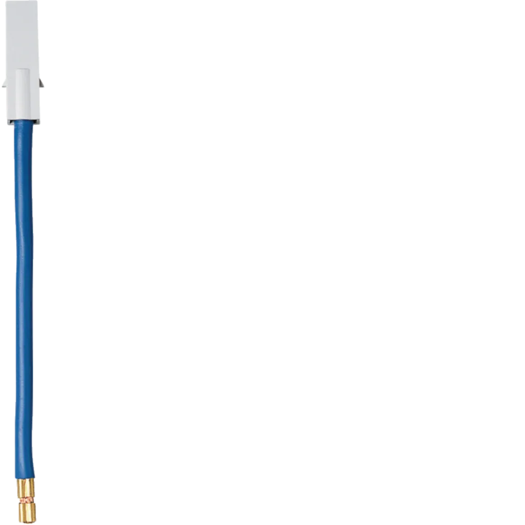 KZ001 - Câble de raccordement, 120mm, bleu, 6mm²,avec fiche, pour Répartiteur multifiche