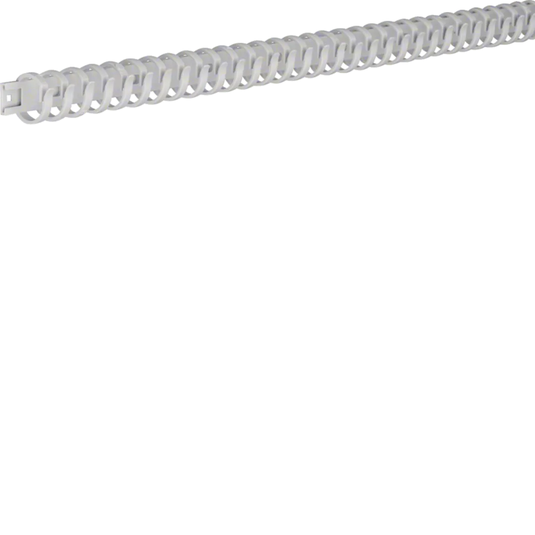 L2222 - Goulotte de câblage flexible autocollante sans halogene 20mm L=500mm gris clair