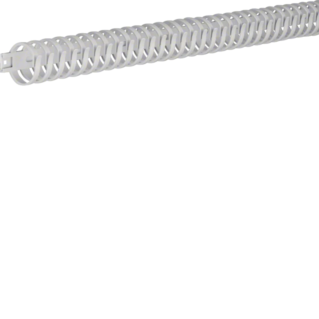 L2232 - Goulotte de câblage flexible autocollante sans halogene 30mm L=500mm gris clair