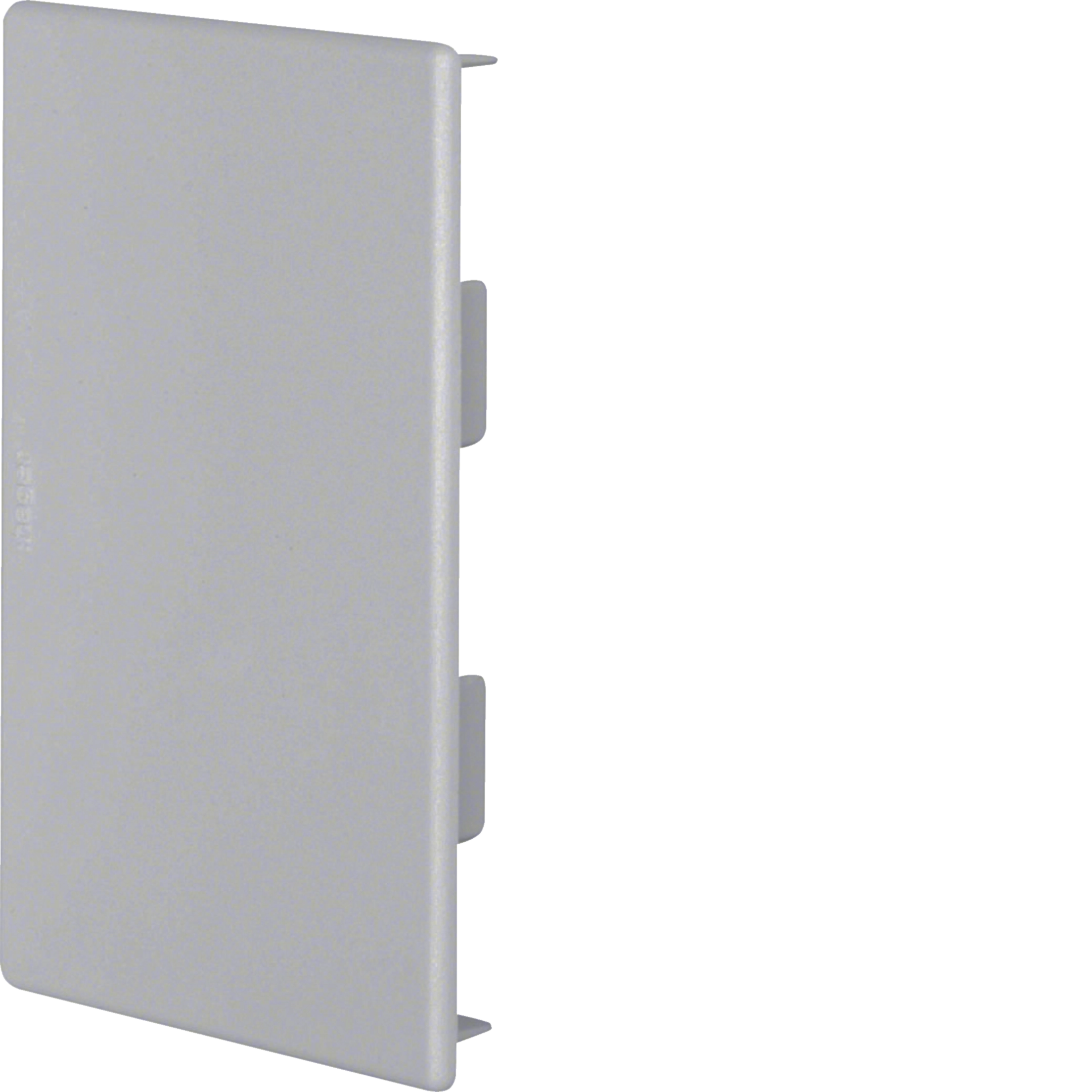 L23537030 - Endstück zu Brüstungskanal BR 85x130mm aus PVC in steingrau