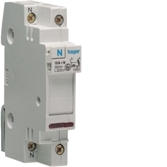 L32701 - Coupe-circuit 1P+N 25A 400V domestique voyant 1M