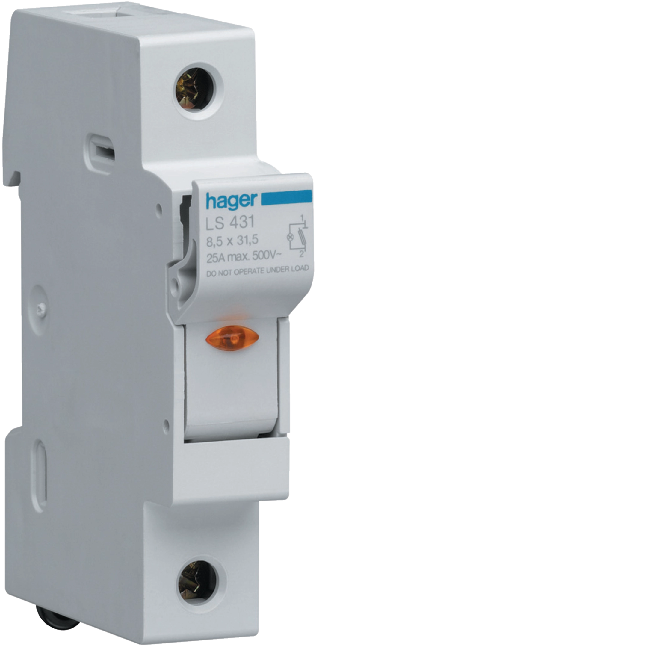 L43201 - Coupe circuit 1P+N 20A 250V L31 voyant 1 module